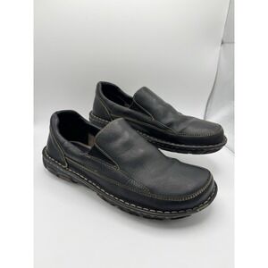 Born Black Leather Slip-On Shoe M3508 Loafer ‎ - Classic Comfort Men's 11 Medium